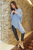 Paloma Oversized Grunge Knit Denim